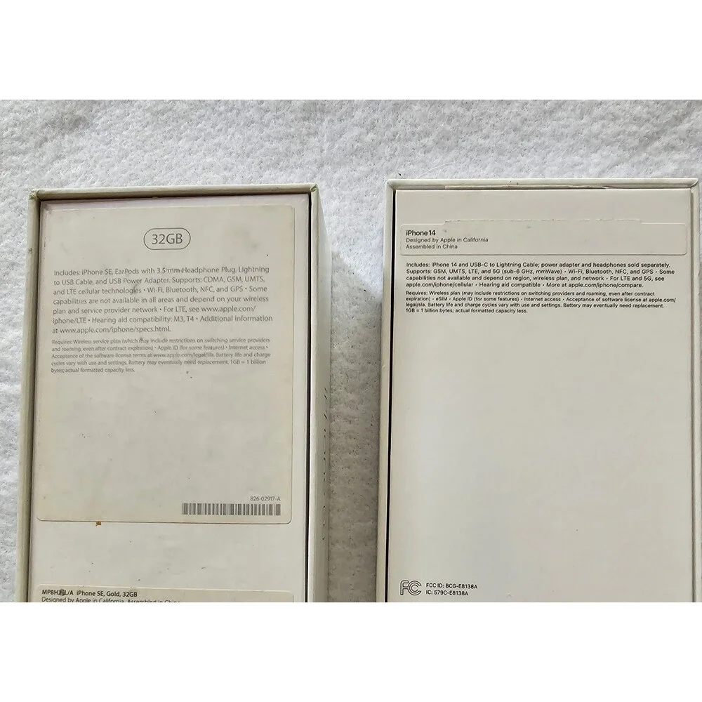 Apple iPhone EMPTY BOXES ONLY 2X Boxes